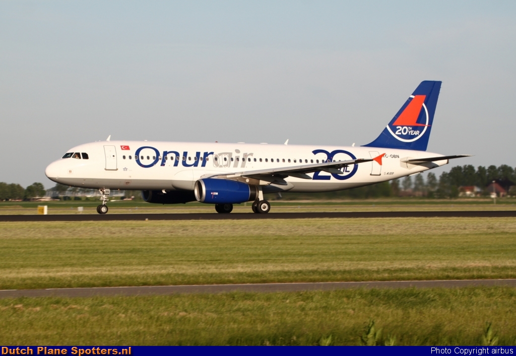 TC-OBN Airbus A320 Onur Air by airbus