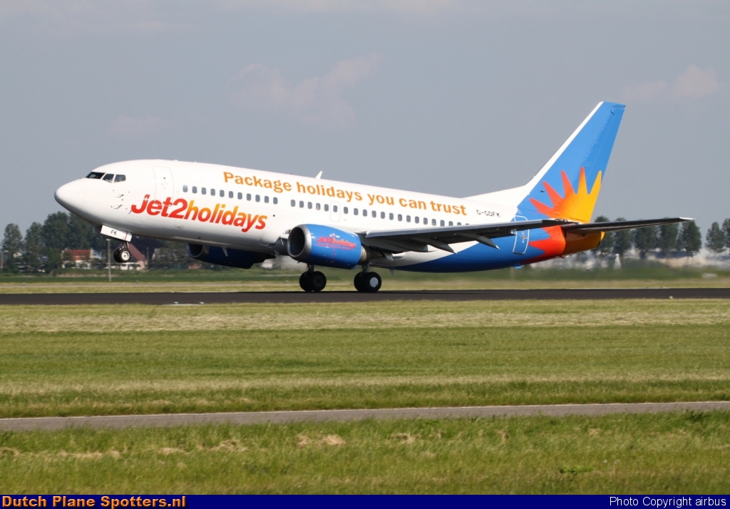 G-GDFK Boeing 737-300 Jet2 by airbus