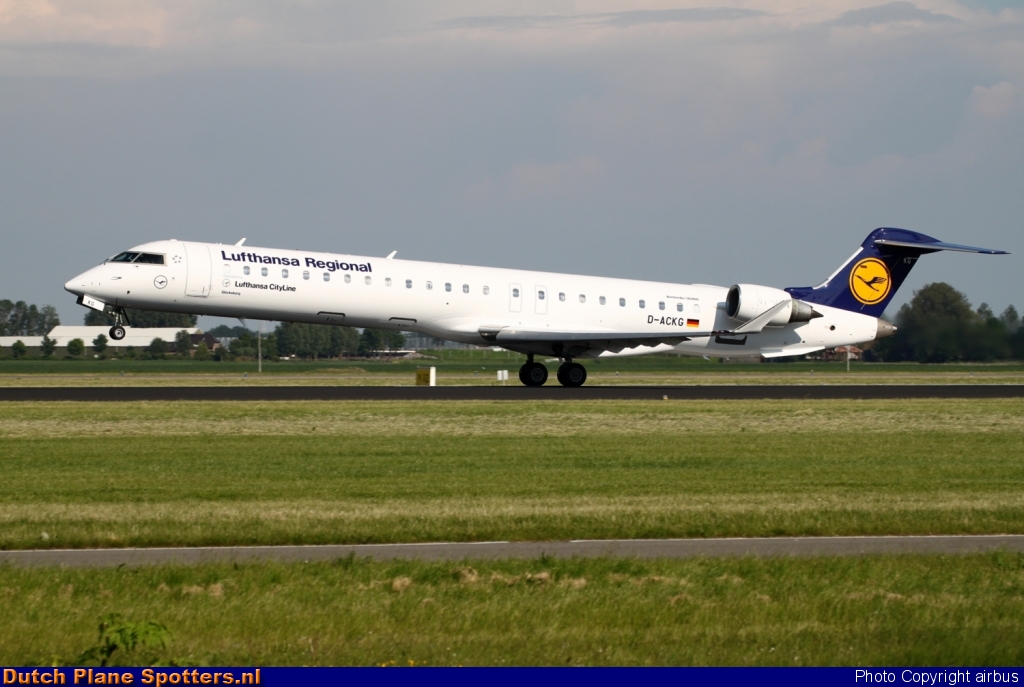 D-ACKG Bombardier Canadair CRJ900 CityLine (Lufthansa Regional) by airbus