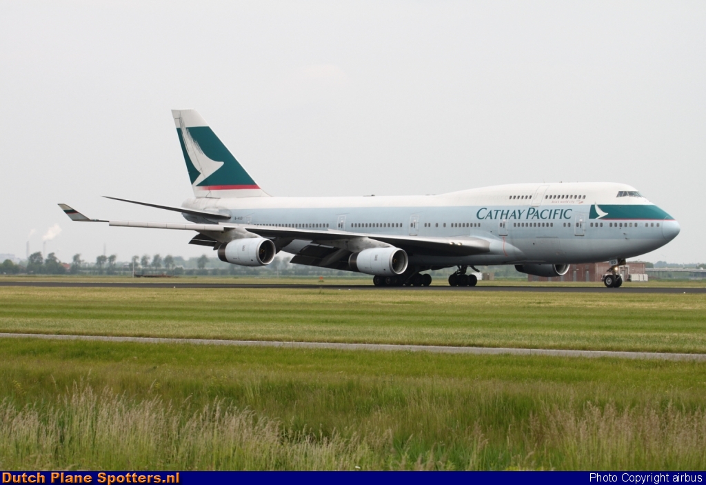 B-HUD Boeing 747-400 Cathay Pacific by airbus