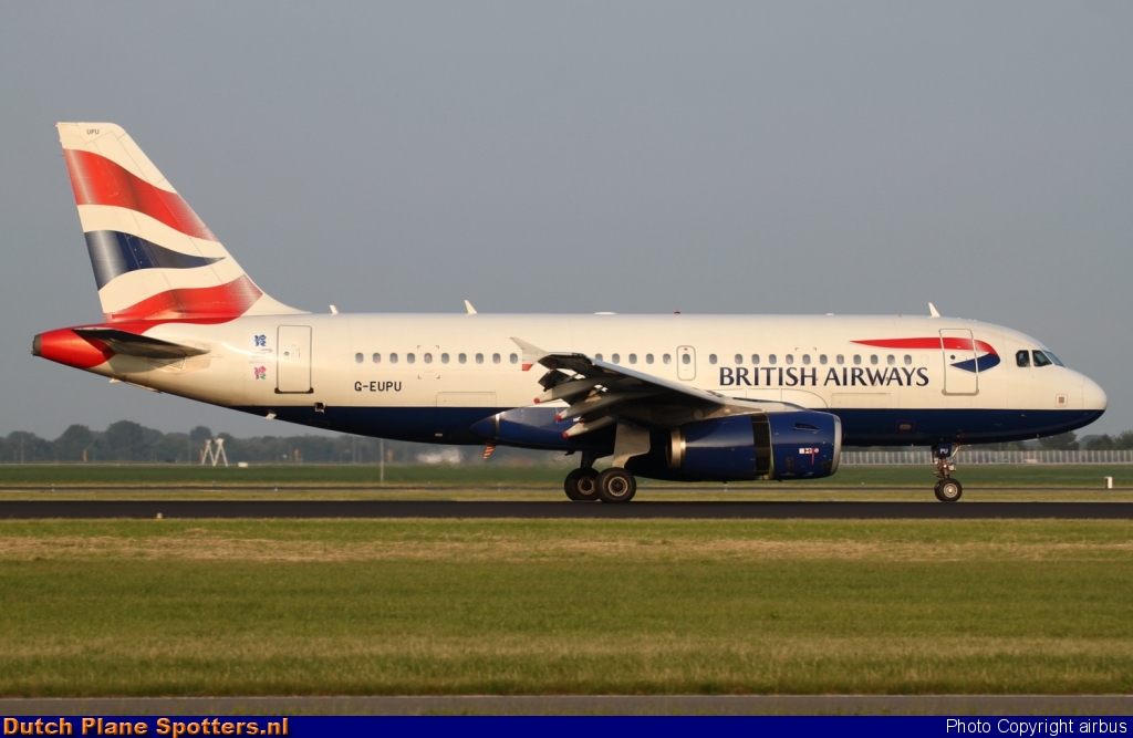 G-EUPU Airbus A319 British Airways by airbus