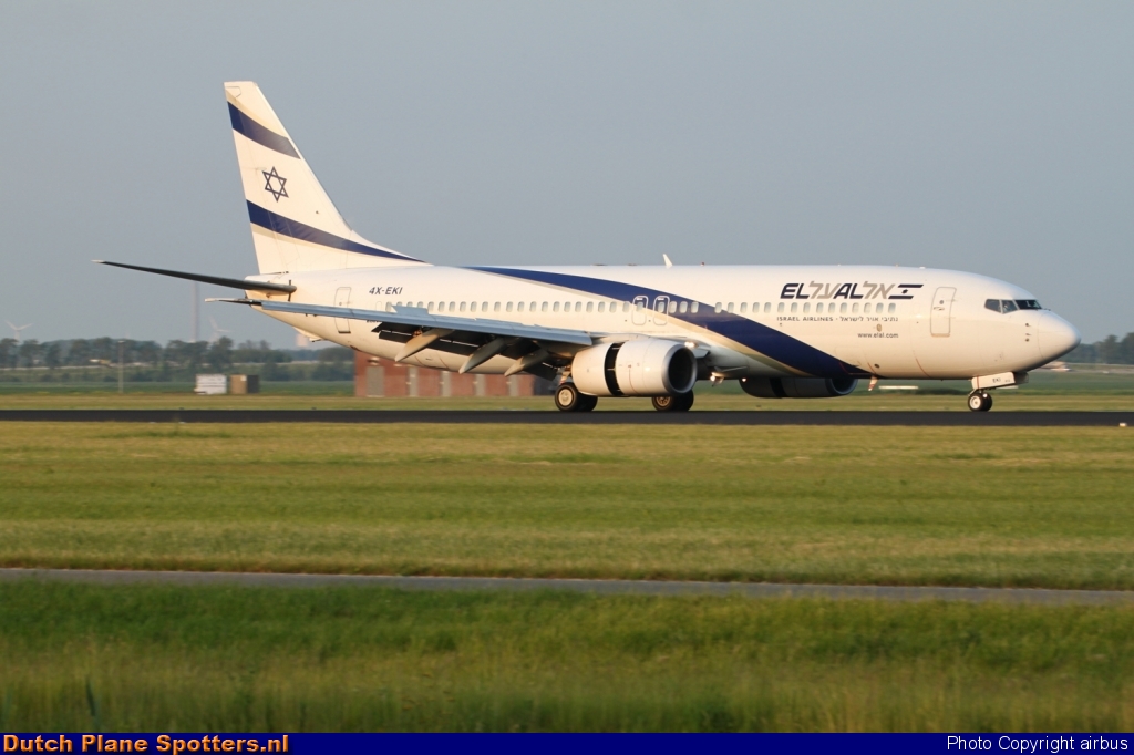 4X-EKI Boeing 737-800 El Al Israel Airlines by airbus