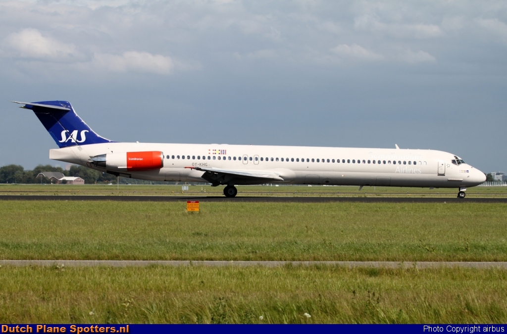 OY-KHG McDonnell Douglas MD-82 SAS Scandinavian Airlines by airbus