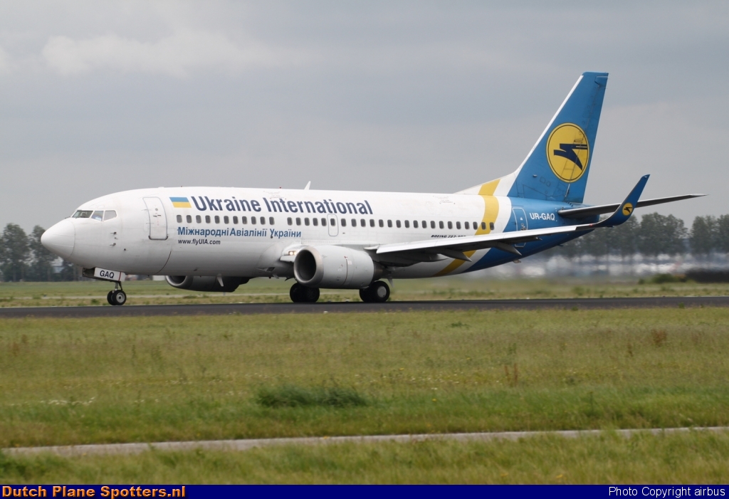 UR-GAQ Boeing 737-300 Ukraine International Airlines by airbus