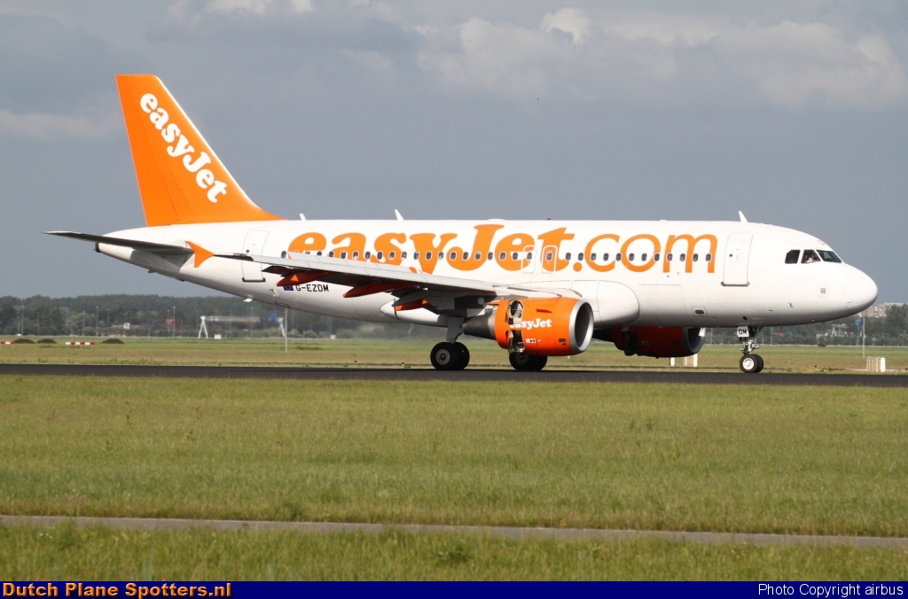 G-EZDM Airbus A319 easyJet by airbus