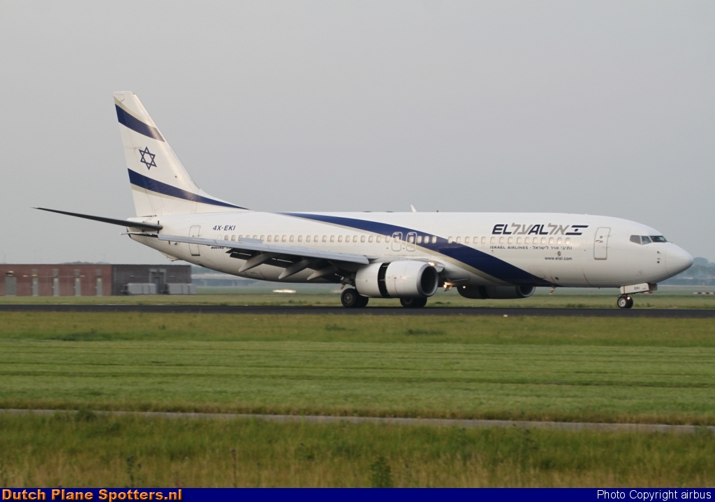 4X-EKI Boeing 737-800 El Al Israel Airlines by airbus
