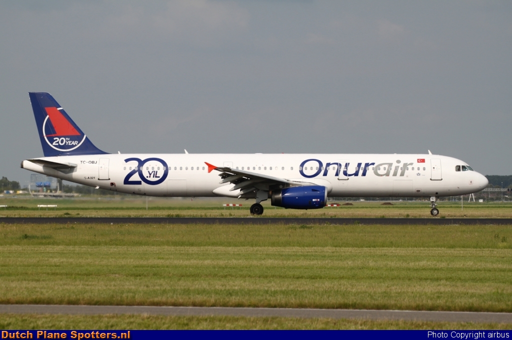 TC-OBJ Airbus A321 Onur Air by airbus