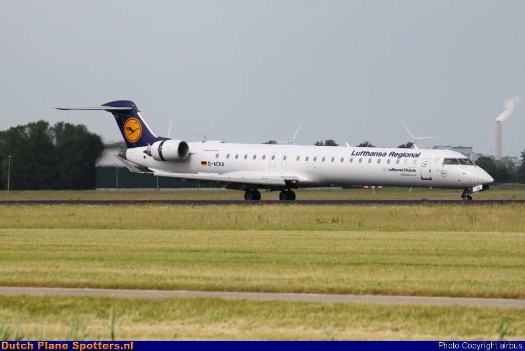 D-ACKA Bombardier Canadair CRJ900 CityLine (Lufthansa Regional) by airbus