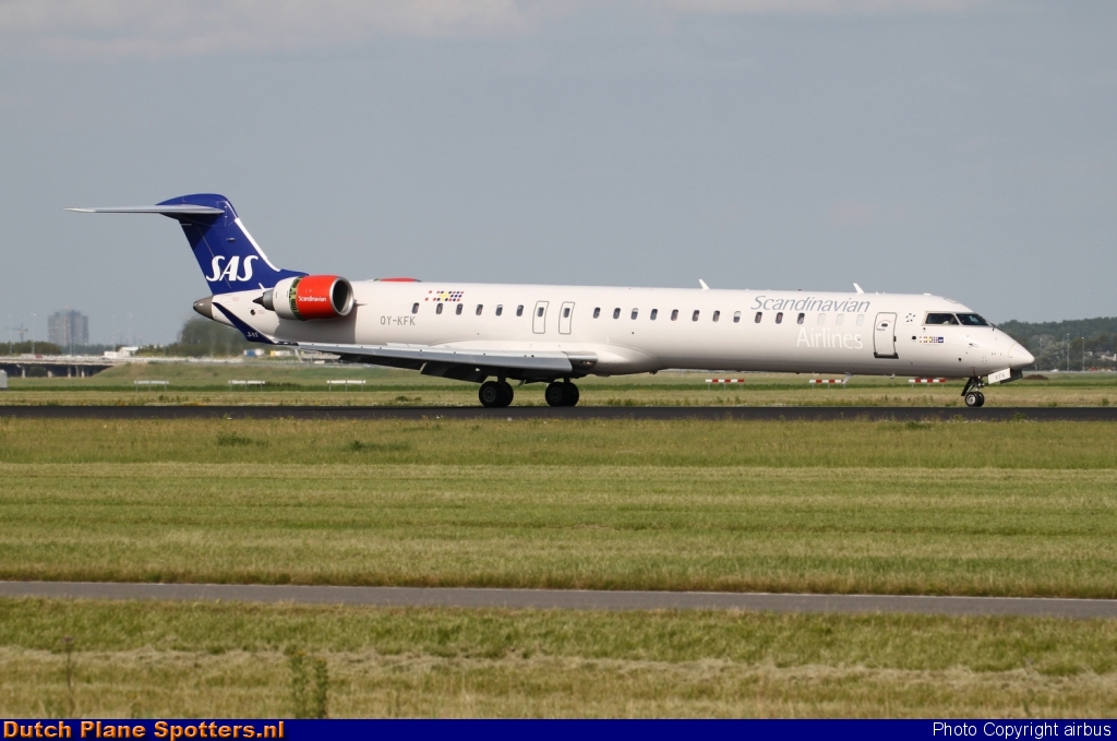 OY-KFK Bombardier Canadair CRJ900 SAS Scandinavian Airlines by airbus