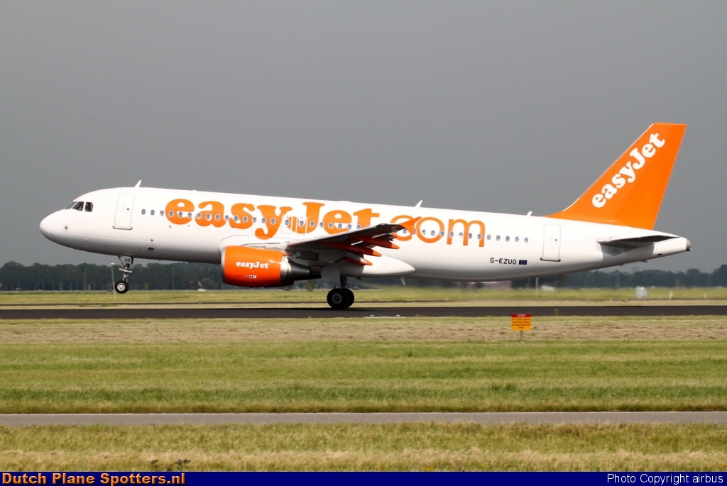 G-EZUO Airbus A320 easyJet by airbus