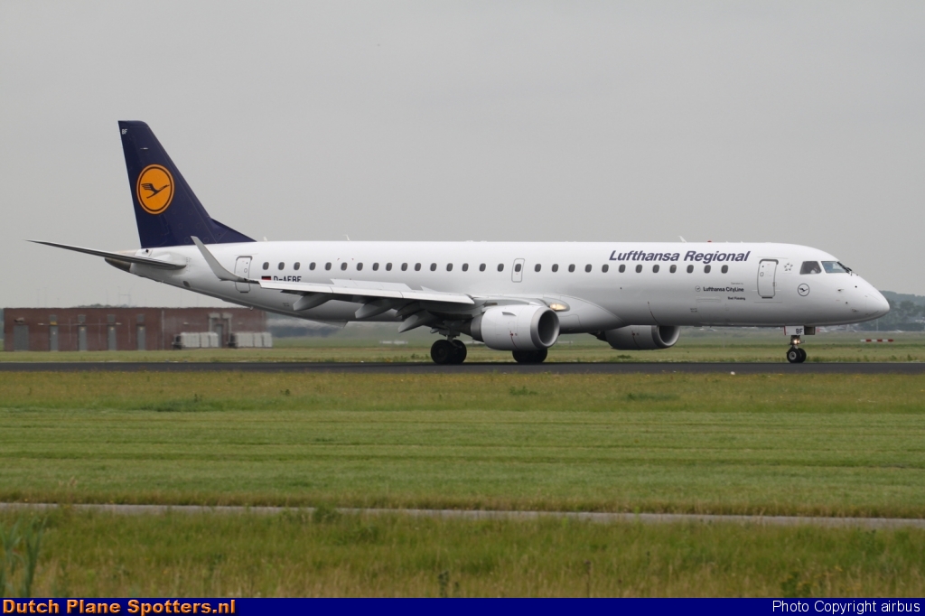 D-AEBF Embraer 195 CityLine (Lufthansa Regional) by airbus