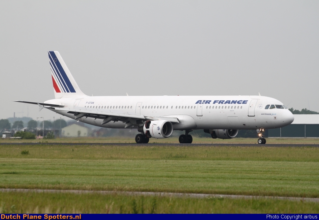 F-GTAN Airbus A321 Air France by airbus