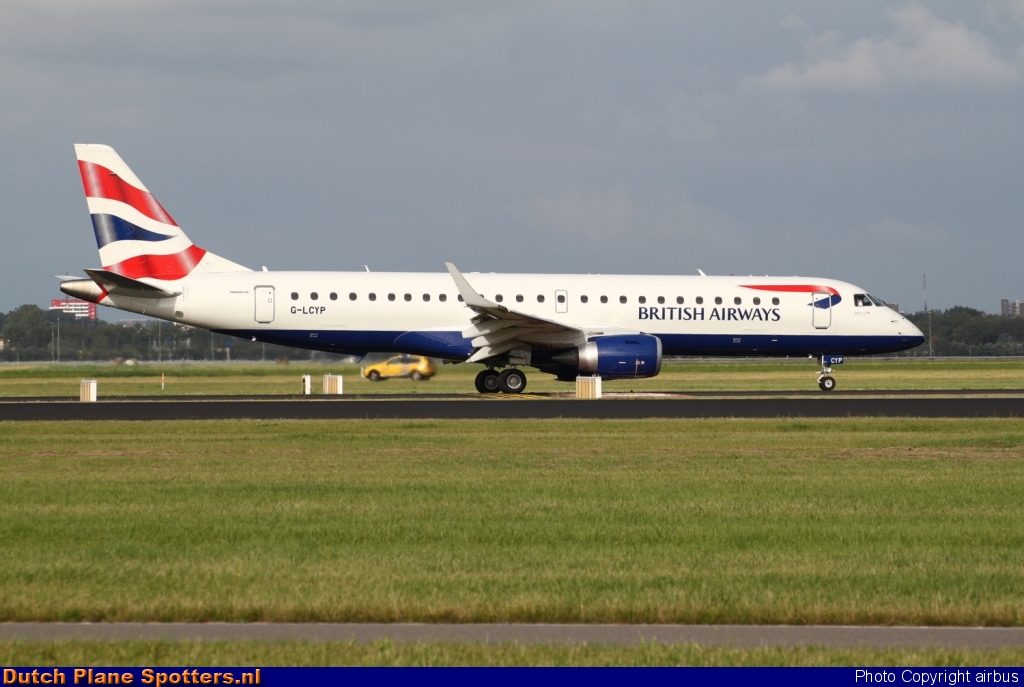 G-LCYP Embraer 190 BA CityFlyer (British Airways) by airbus