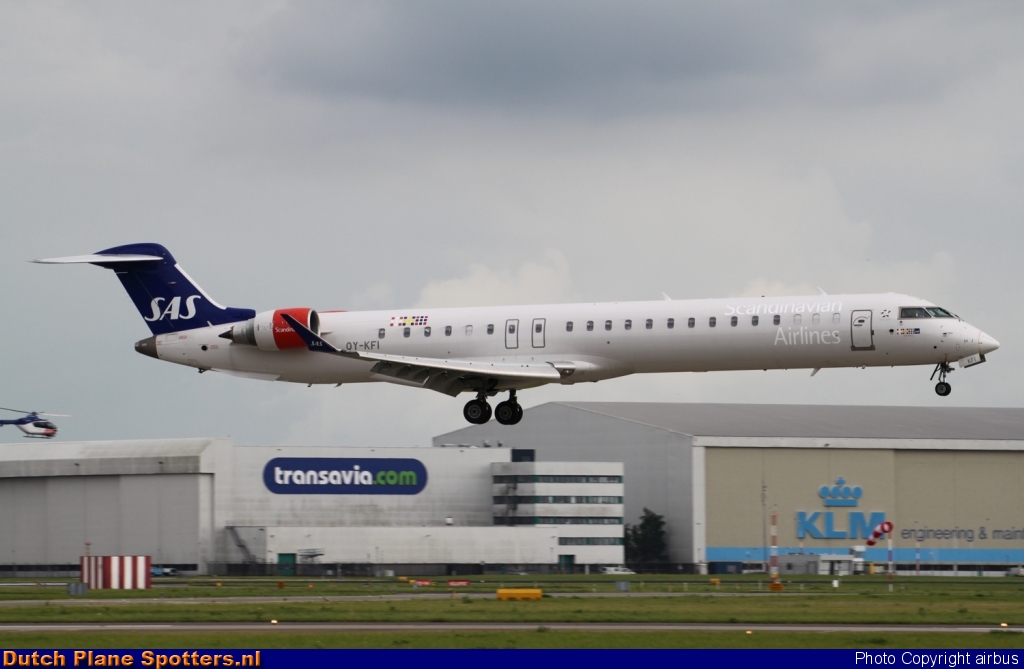 OY-KFI Bombardier Canadair CRJ900 SAS Scandinavian Airlines by airbus