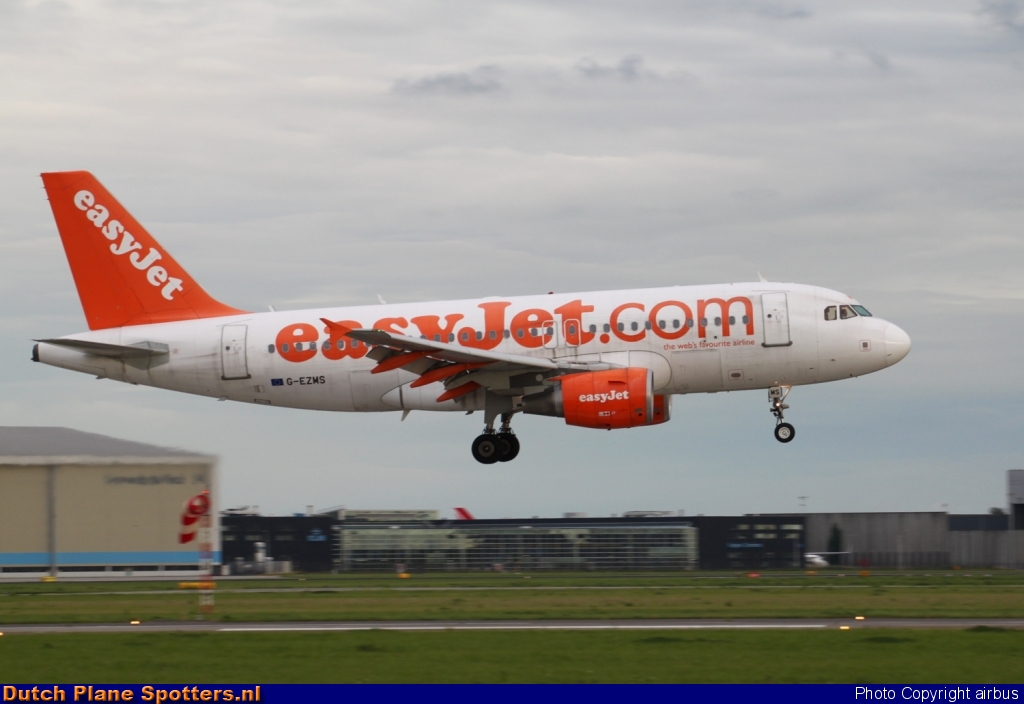 G-EZMS Airbus A319 easyJet by airbus
