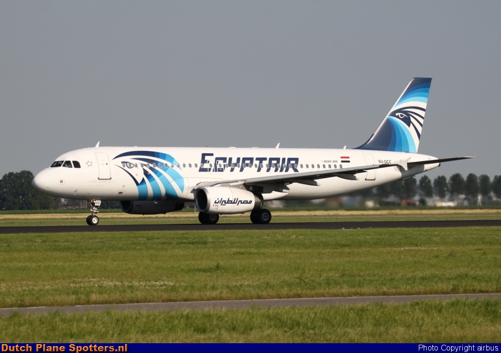 SU-GCC Airbus A320 Egypt Air by airbus