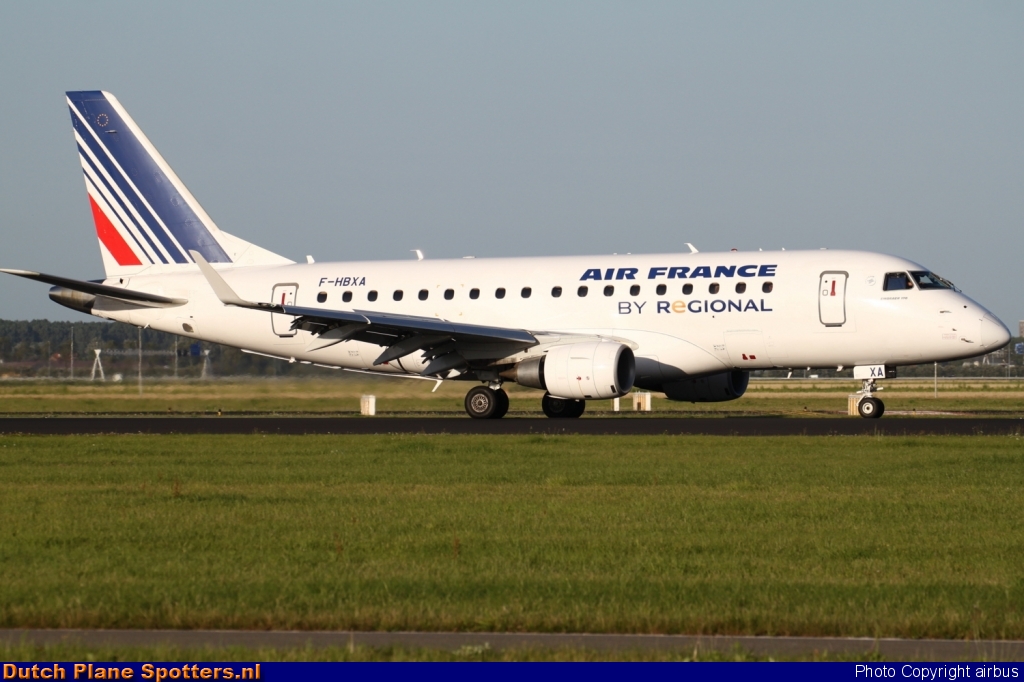 F-HBXA Embraer 170 Air France by airbus