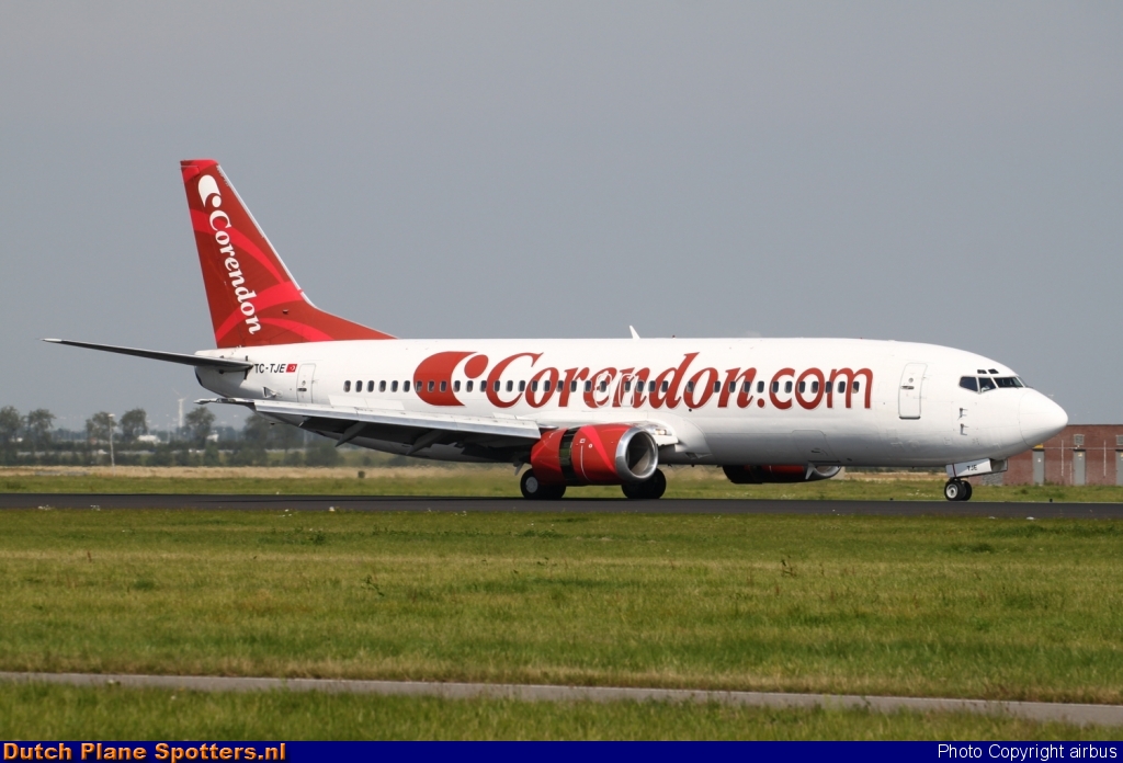 TC-TJE Boeing 737-400 Corendon Airlines by airbus