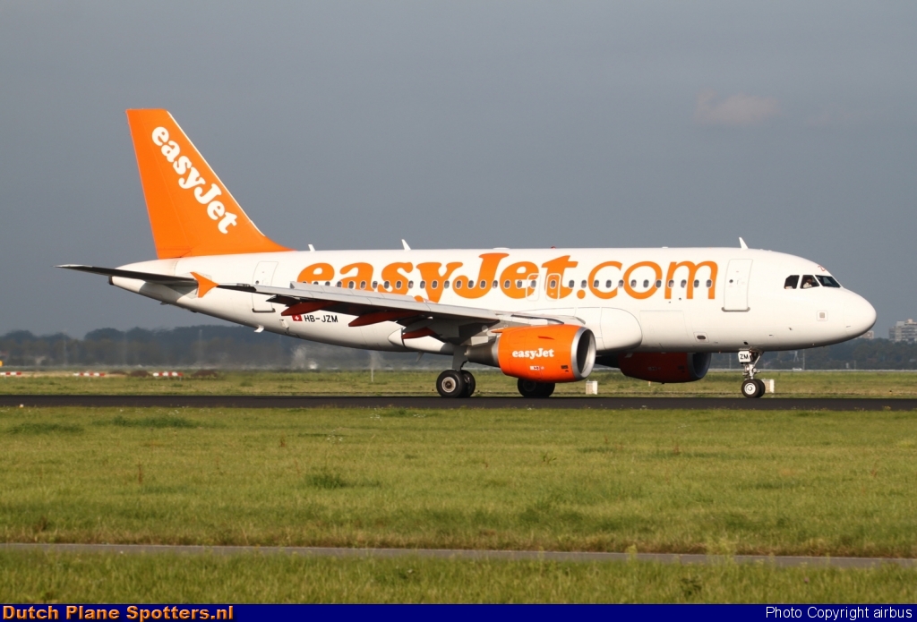 HB-JZM Airbus A319 easyJet Switzerland by airbus