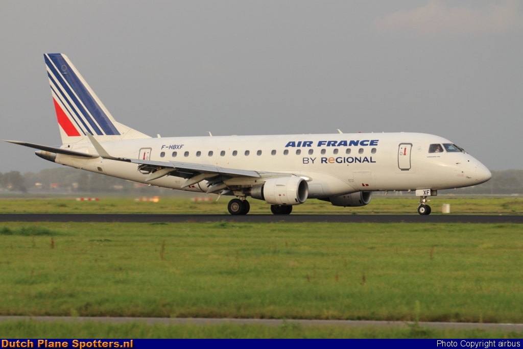 F-HBXF Embraer 175 Air France by airbus