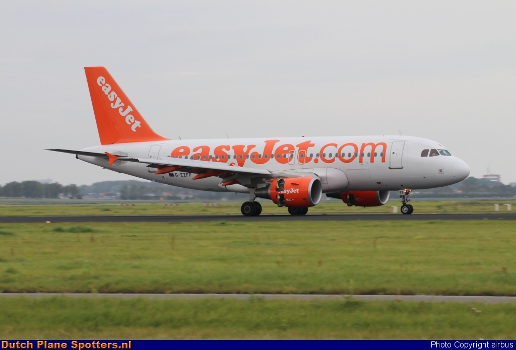 G-EZFP Airbus A319 easyJet by airbus
