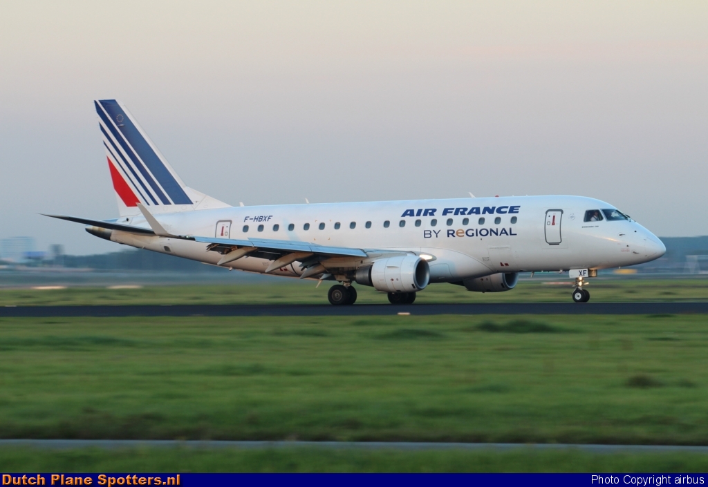 F-HBXF Embraer 175 Air France by airbus