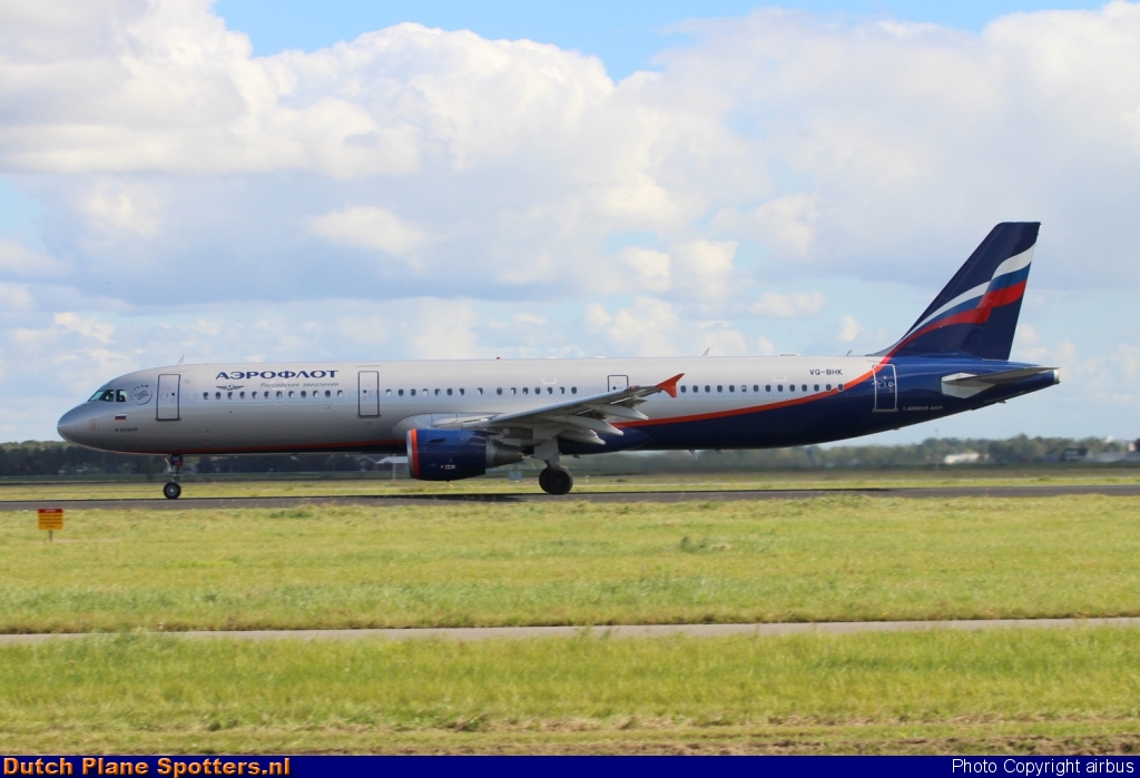 VQ-BHK Airbus A321 Aeroflot - Russian Airlines by airbus