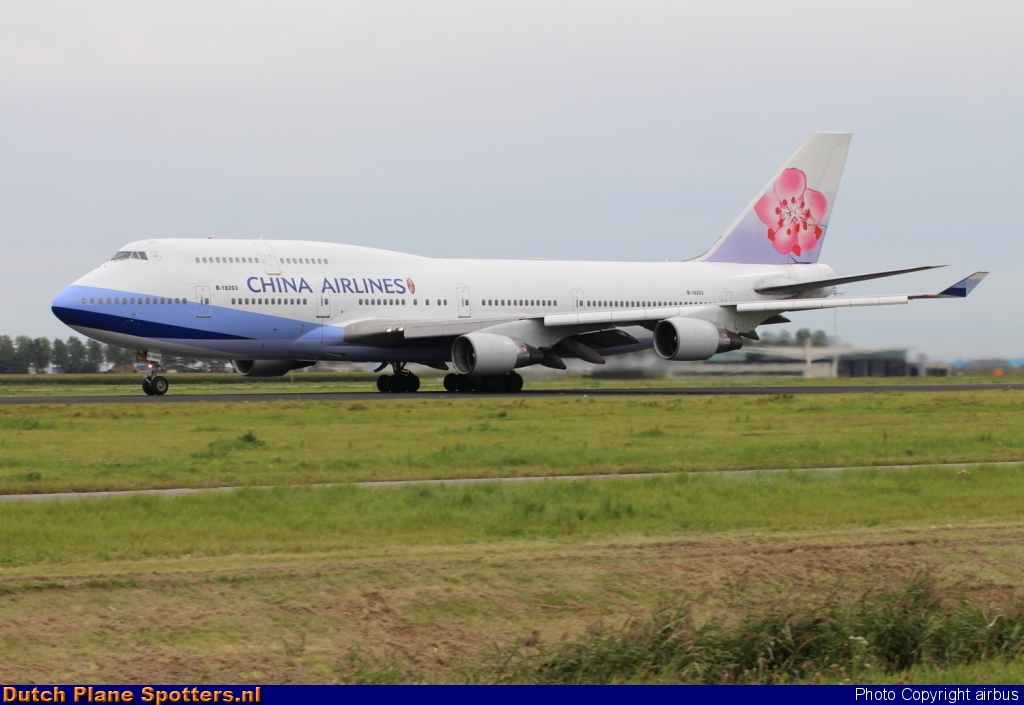 B-18203 Boeing 747-400 China Airlines by airbus