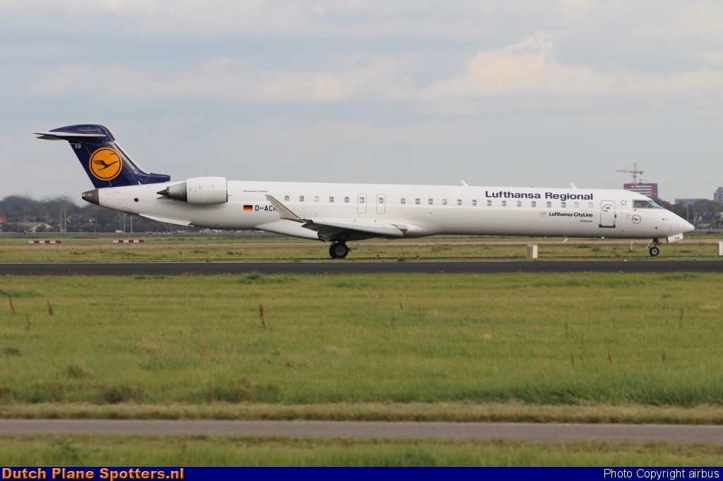 D-ACKB Bombardier Canadair CRJ900 CityLine (Lufthansa Regional) by airbus