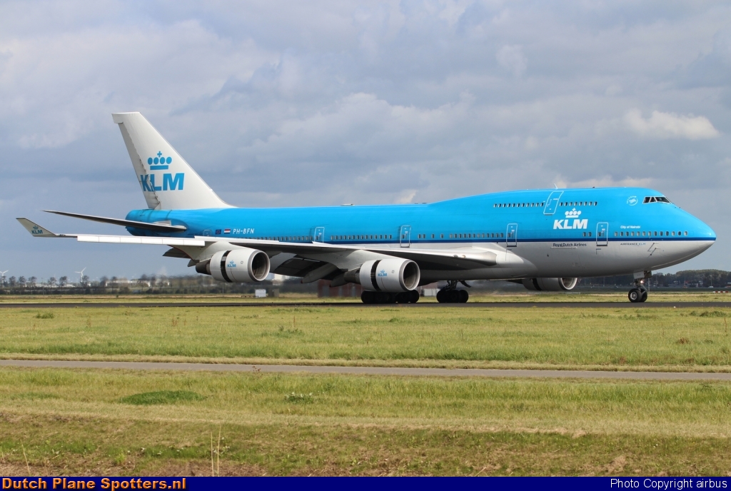 PH-BFN Boeing 747-400 KLM Royal Dutch Airlines by airbus