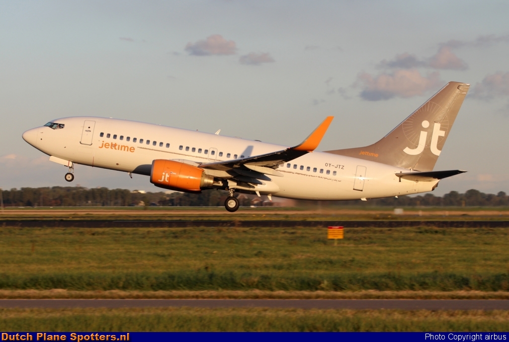 OY-JTZ Boeing 737-700 Jettime by airbus