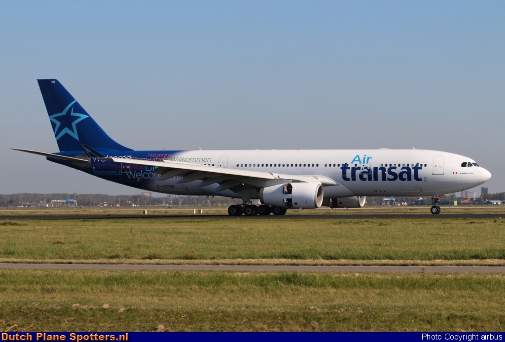 C-GTSN Airbus A330-200 Air Transat by airbus