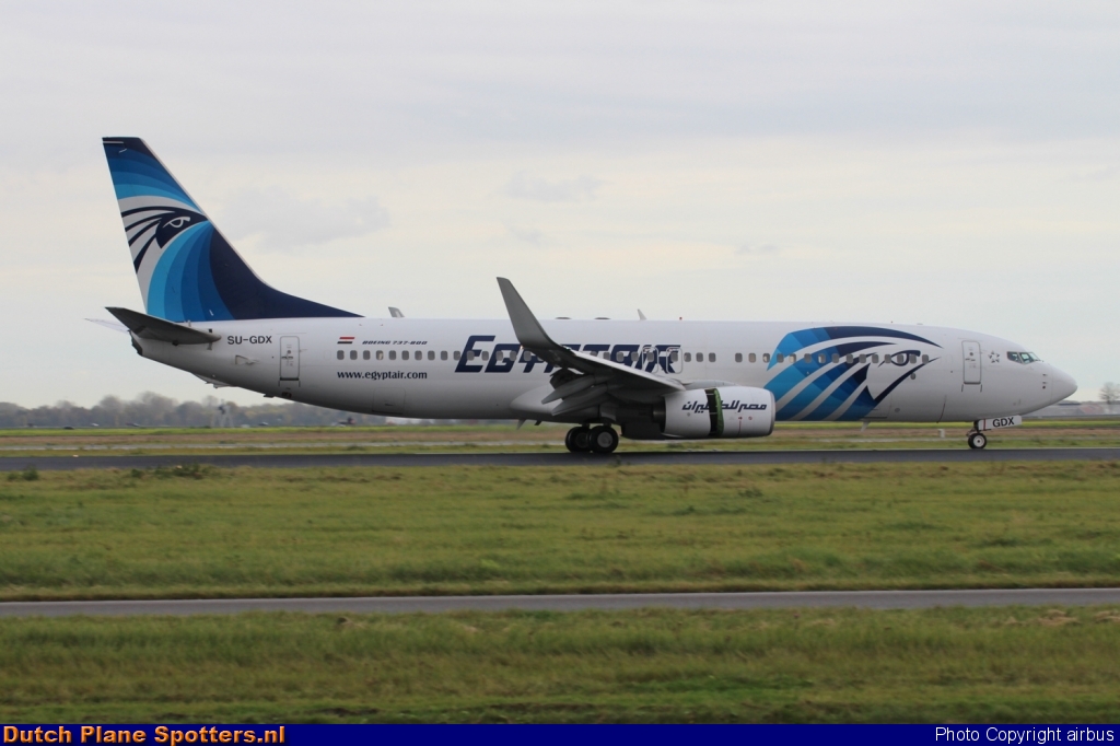SU-GDX Boeing 737-800 Egypt Air by airbus