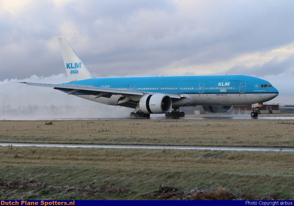 PH-BQN Boeing 777-200 KLM Asia by airbus
