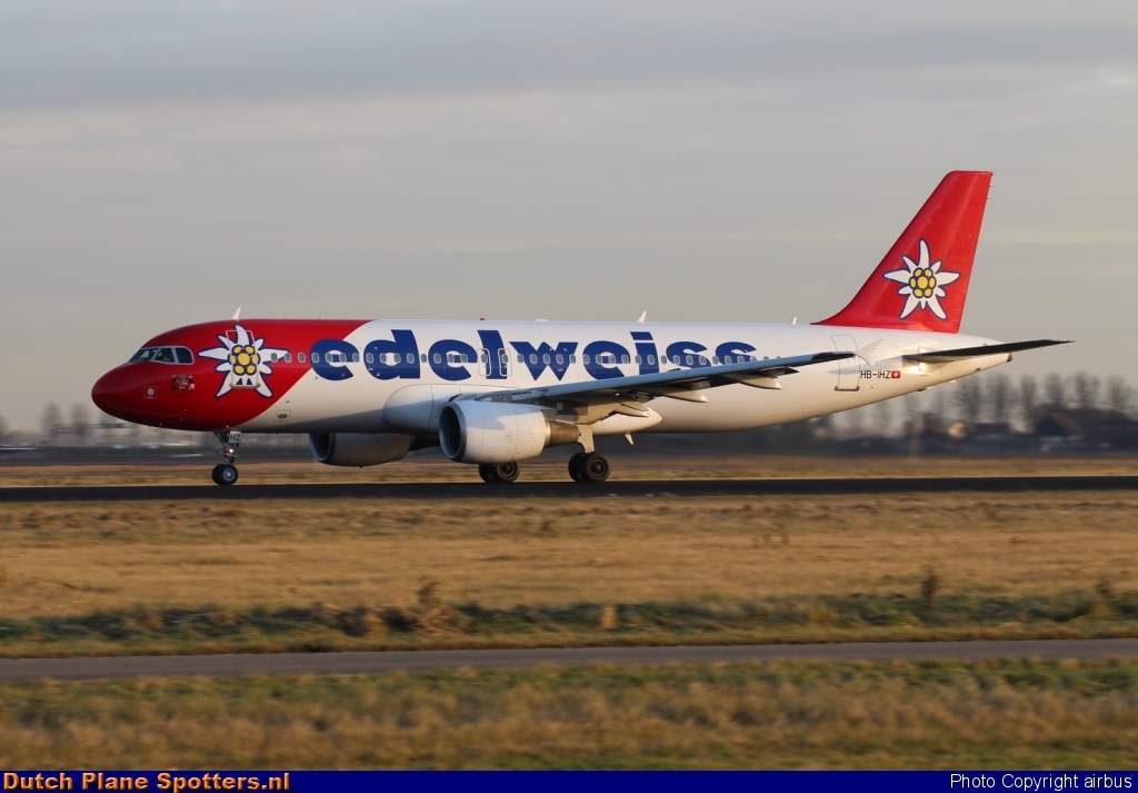 HB-IHZ Airbus A320 Edelweiss Air by airbus