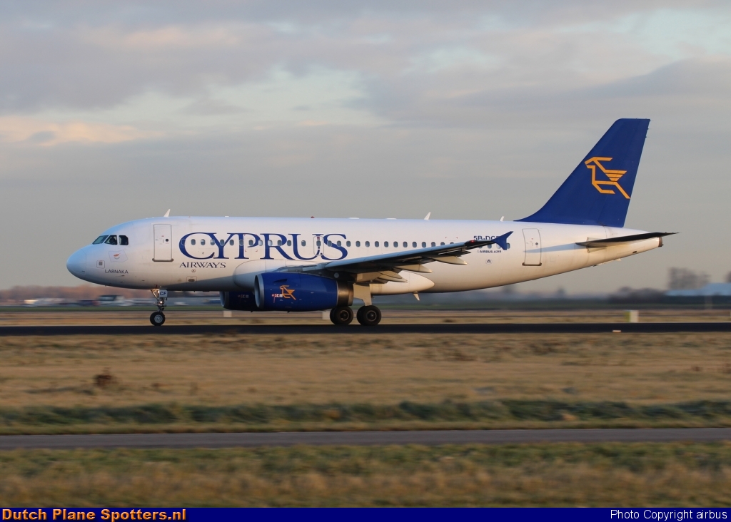 5B-DCF Airbus A319 Cyprus Airways by airbus