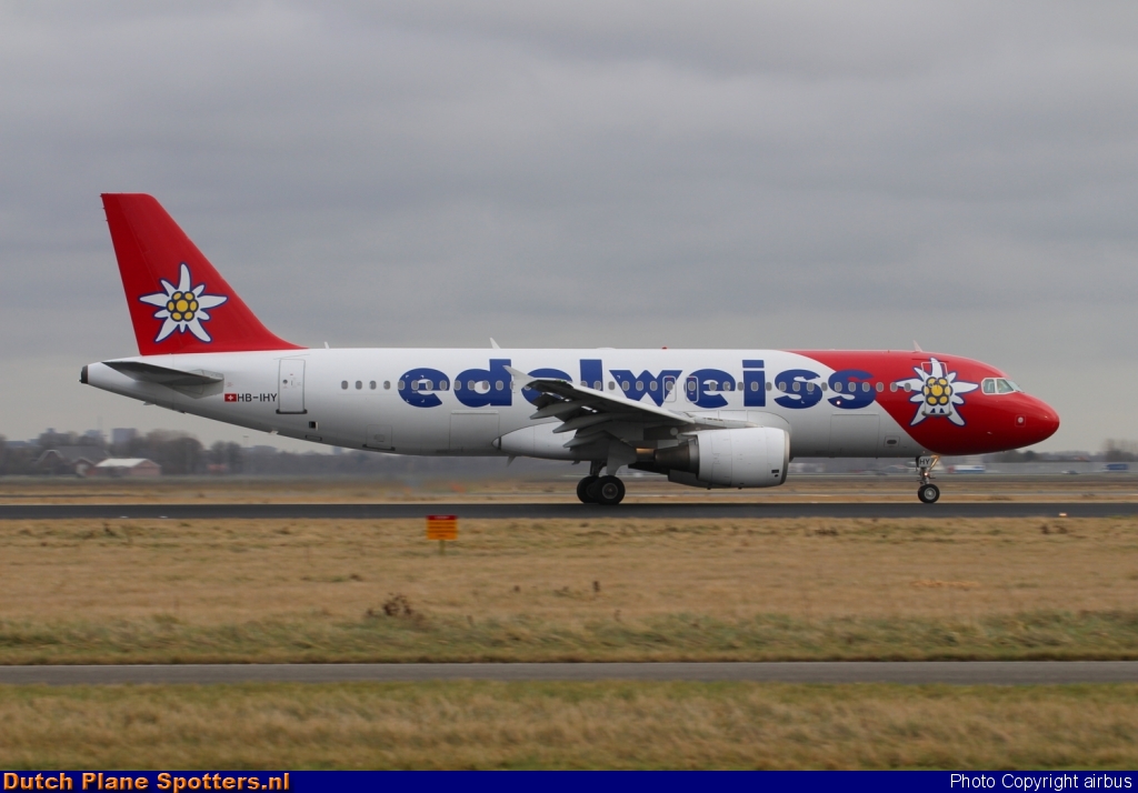 HB-IHY Airbus A320 Edelweiss Air by airbus