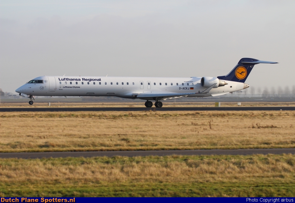 D-ACKJ Bombardier Canadair CRJ900 CityLine (Lufthansa Regional) by airbus