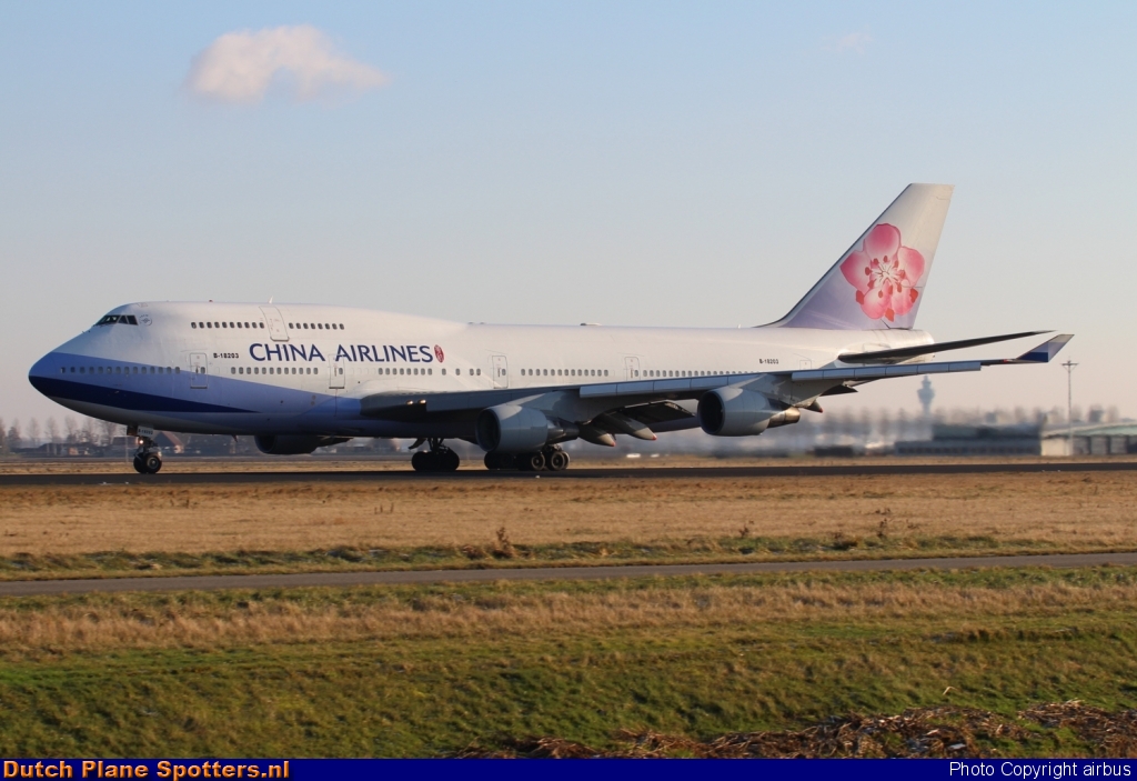 B-18203 Boeing 747-400 China Airlines by airbus