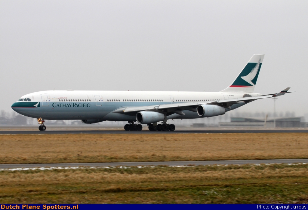 B-HXD Airbus A340-300 Cathay Pacific by airbus