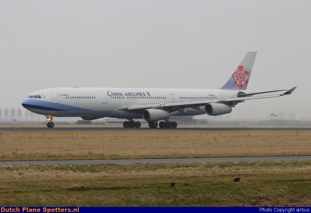 B-18802 Airbus A340-300 China Airlines by airbus