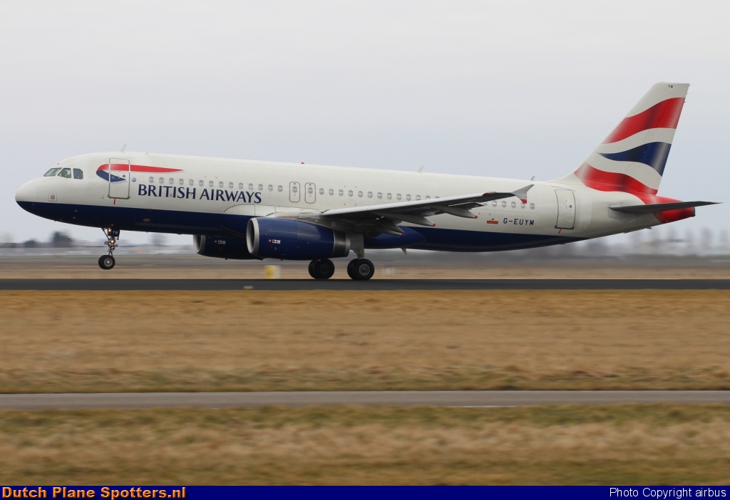 G-EUYM Airbus A320 British Airways by airbus