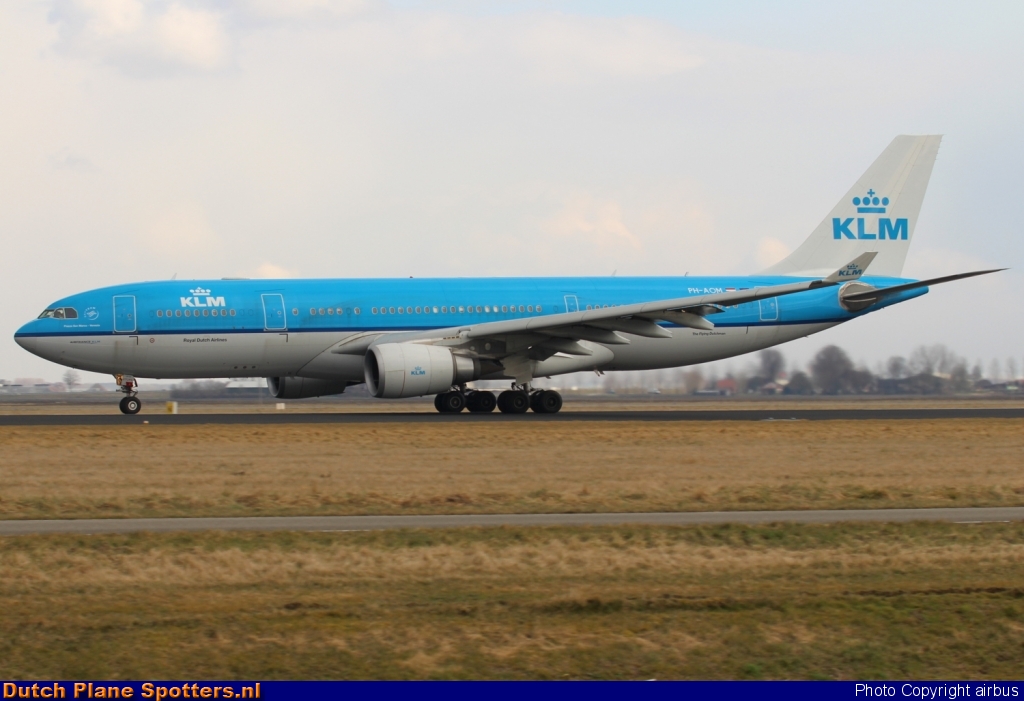 PH-AOM Airbus A330-200 KLM Royal Dutch Airlines by airbus