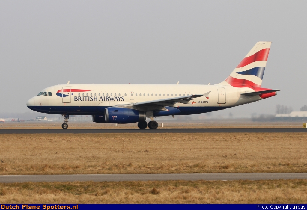 G-EUPY Airbus A319 British Airways by airbus