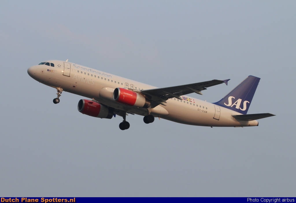OY-KAM Airbus A320 SAS Scandinavian Airlines by airbus