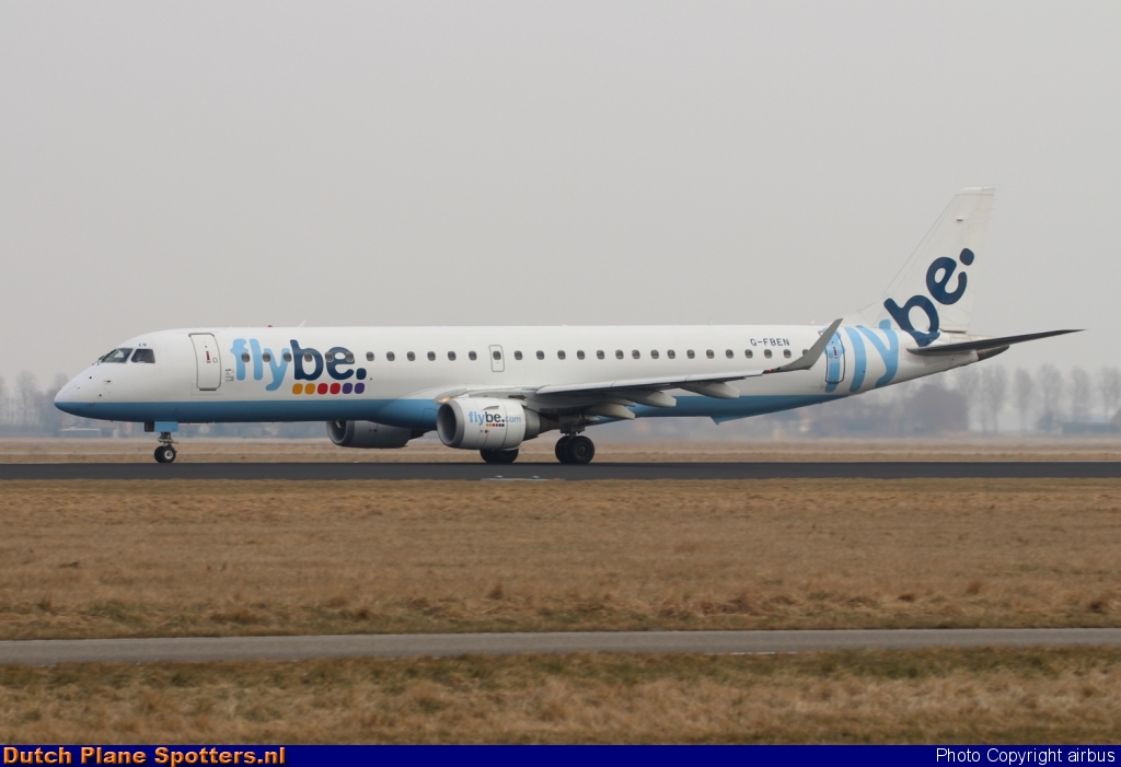 G-FBEN Embraer 195 Flybe by airbus