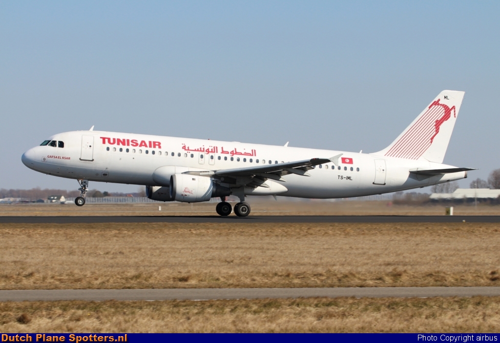 TS-IML Airbus A320 Tunisair by airbus