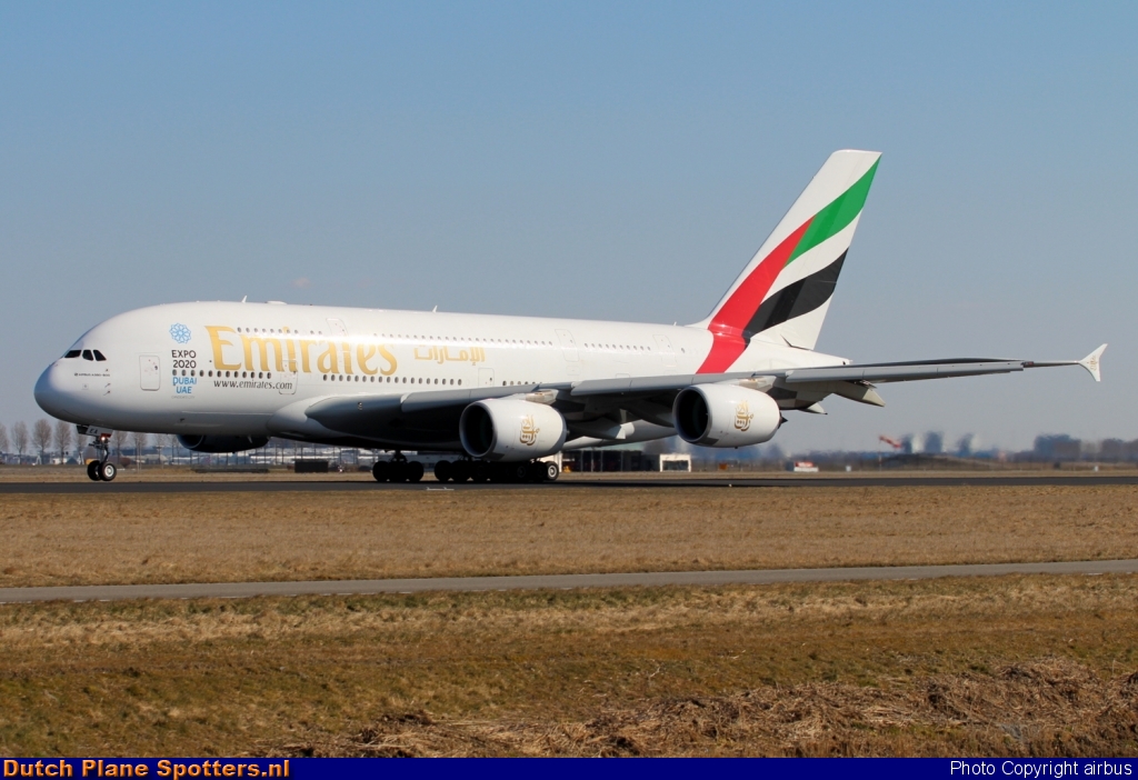 A6-EEA Airbus A380-800 Emirates by airbus