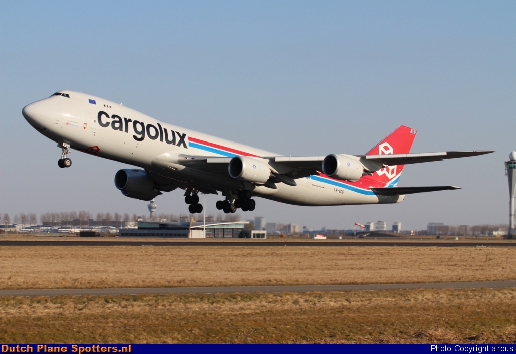 LX-VCG Boeing 747-8 Cargolux by airbus