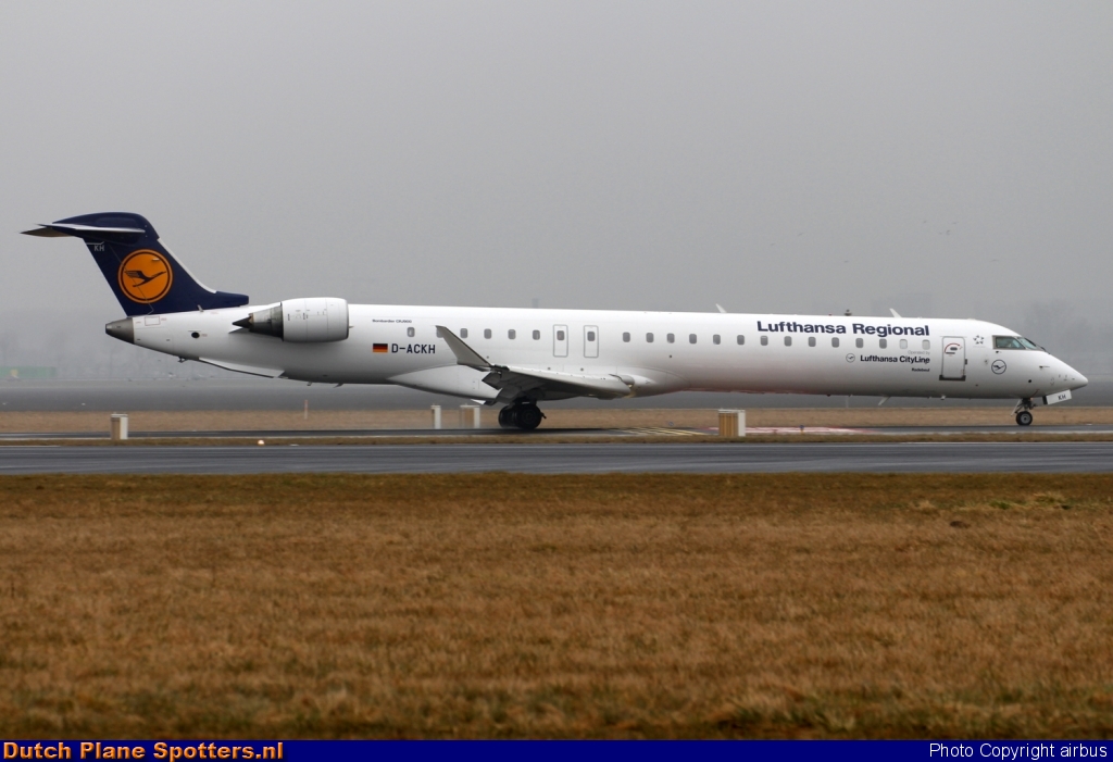 D-ACKH Bombardier Canadair CRJ900 CityLine (Lufthansa Regional) by airbus